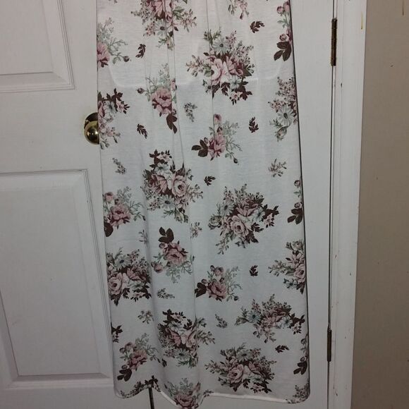 Bongo floral print  smocked short off the shoulder dress  Sz  M - Picture 7 of 9